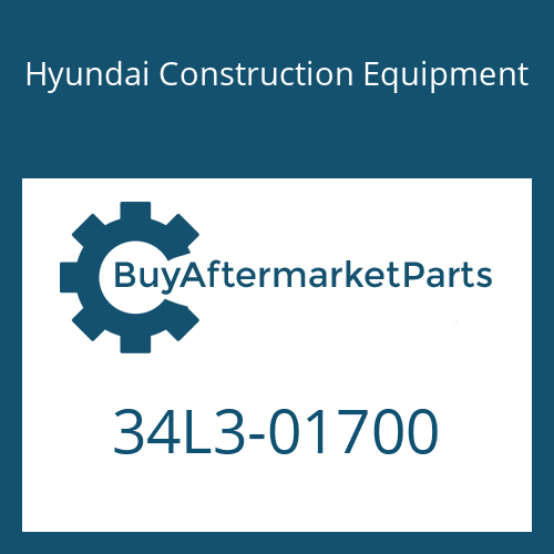 Hyundai Construction Equipment 34L3-01700 - COVER for Heavy Equipment