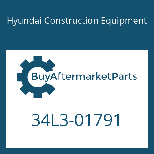 Hyundai Construction Equipment 34L3-01791 - BLOCK for Heavy Equipment