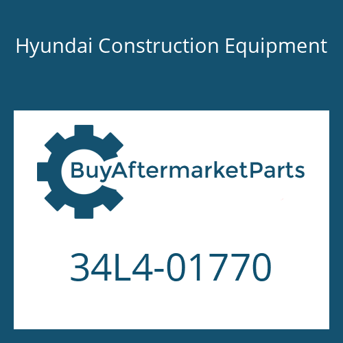 Hyundai Construction Equipment 34L4-01770 - TEE