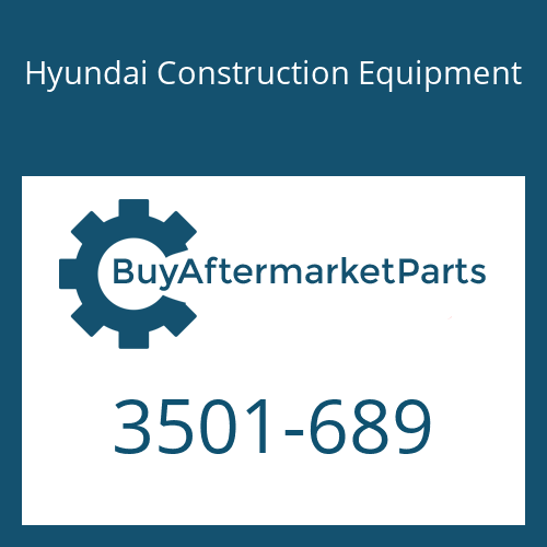 Hyundai Construction Equipment 3501-689 - HOUSING-VALVE for Heavy Equipment