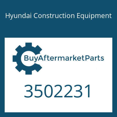 Hyundai Construction Equipment 3502231 - SLINGER-OIL