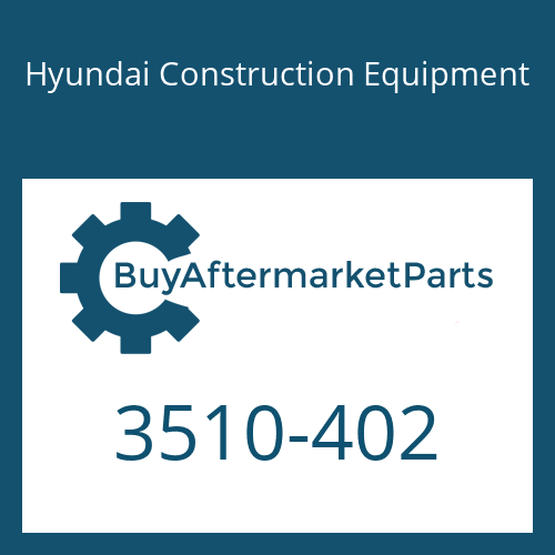 Hyundai Construction Equipment 3510-402 - PLUNGER-SWING