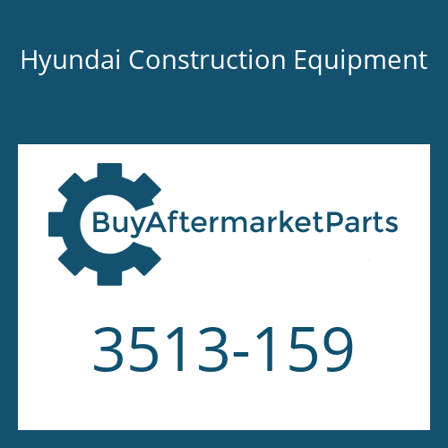 Hyundai Construction Equipment 3513-159 - POPPET
