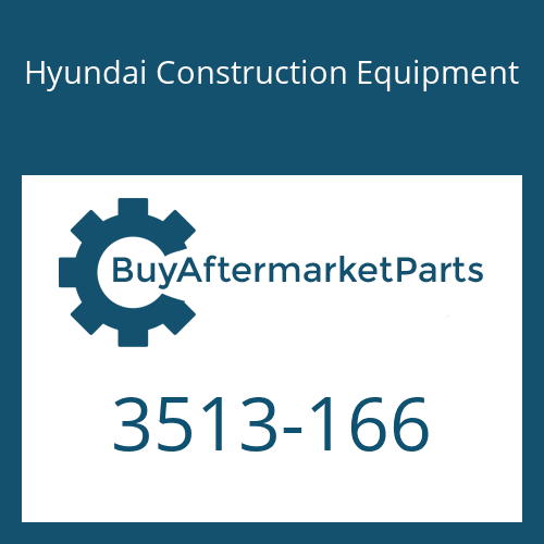 Hyundai Construction Equipment 3513-166 - POPPET