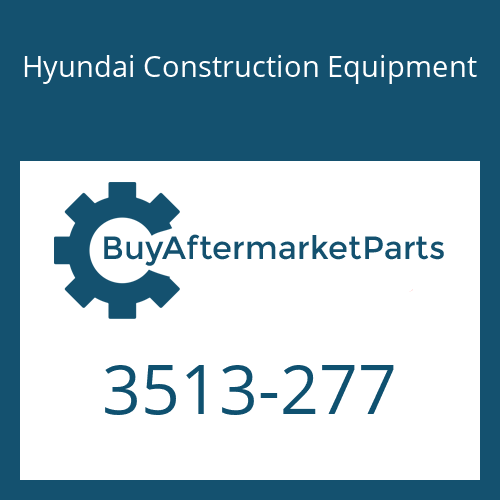 Hyundai Construction Equipment 3513-277 - POPPET