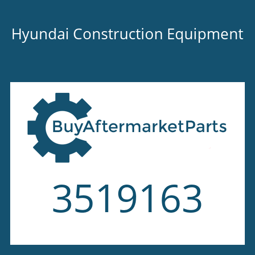 Hyundai Construction Equipment 3519163 - SCREW-DRIVE