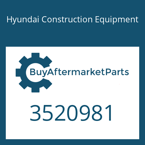 Hyundai Construction Equipment 3520981 - PLATE-CLAMPING for Heavy Equipment
