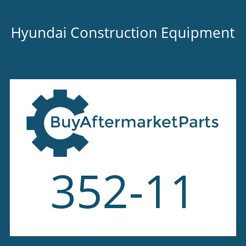 Hyundai Construction Equipment 352-11 - RING-BACK UP