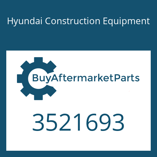 Hyundai Construction Equipment 3521693 - HOUSING for Heavy Equipment