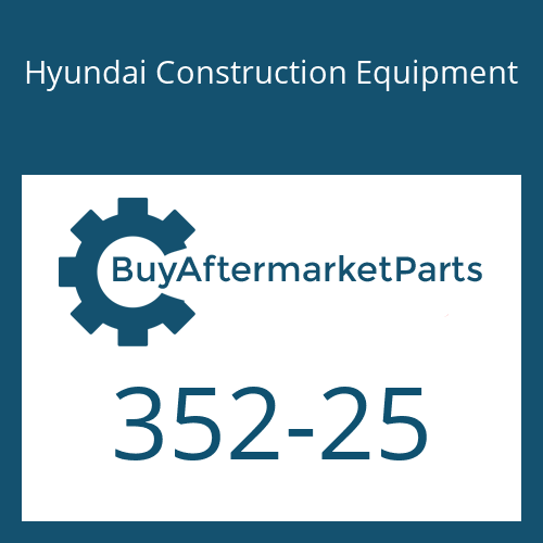 Hyundai Construction Equipment 352-25 - RING-RETAINING