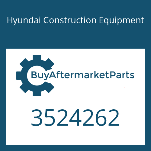 Hyundai Construction Equipment 3524262 - SCREW