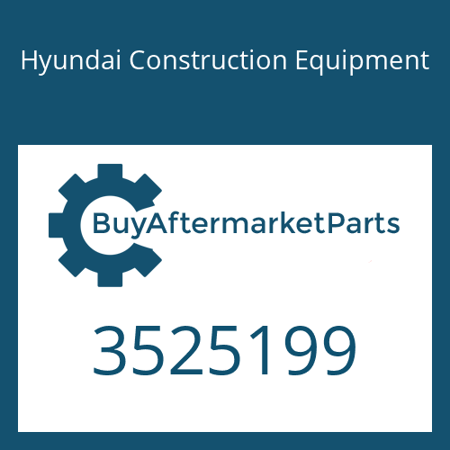 Hyundai Construction Equipment 3525199 - HOUSING