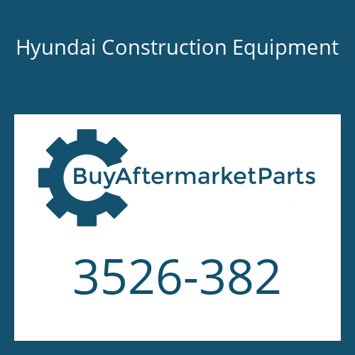 Hyundai Construction Equipment 3526-382 - CAP