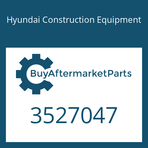 Hyundai Construction Equipment 3527047 - IMPELLER for Heavy Equipment