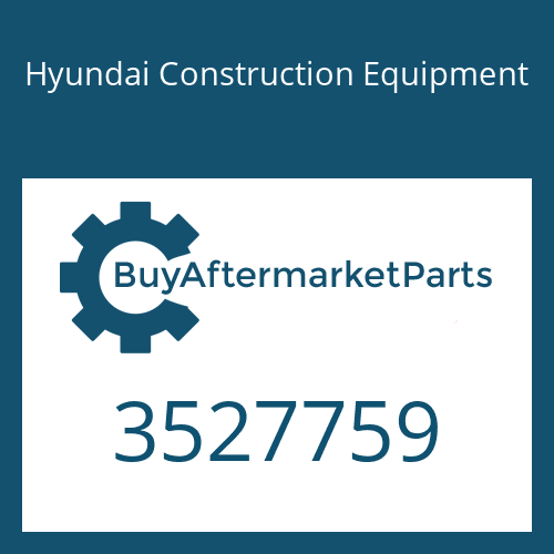 Hyundai Construction Equipment 3527759 - CONNECTION-ADAPT for Heavy Equipment