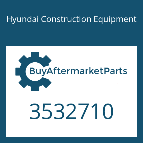 Hyundai Construction Equipment 3532710 - HOUSING