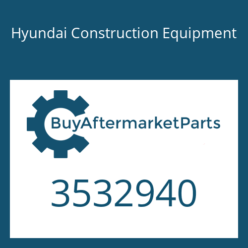 Hyundai Construction Equipment 3532940 - SCREW