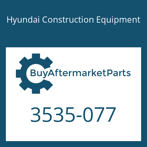 Hyundai Construction Equipment 3535-077 - COVER ASSY for Heavy Equipment