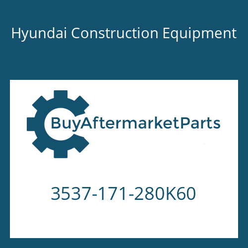 Hyundai Construction Equipment 3537-171-280K60 - MAIN RELIEF V/V for Heavy Equipment