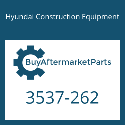 Hyundai Construction Equipment 3537-262 - VALVE ASSY-RELIEF for Heavy Equipment