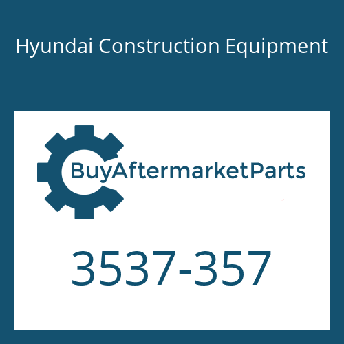 Hyundai Construction Equipment 3537-357 - VALVE ASSY-RELIEF for Heavy Equipment