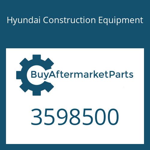 Hyundai Construction Equipment 3598500 - TURBOCHARGER ASSY