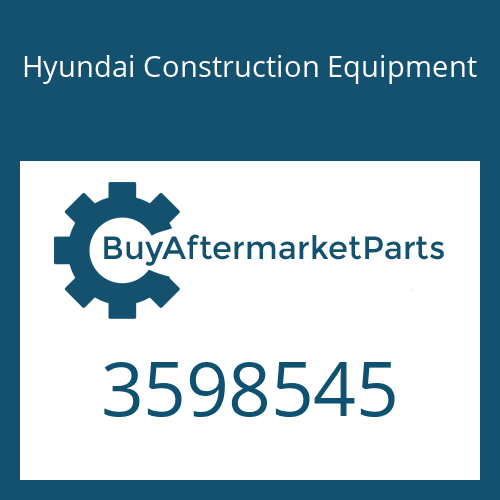 Hyundai Construction Equipment 3598545 - TURBOCHARGER