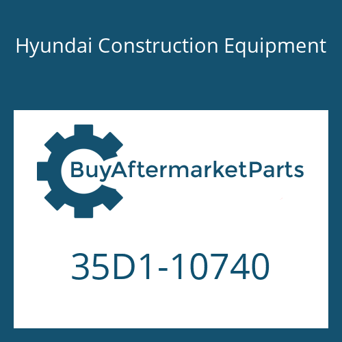 Hyundai Construction Equipment 35D1-10740 - PIPE W.A