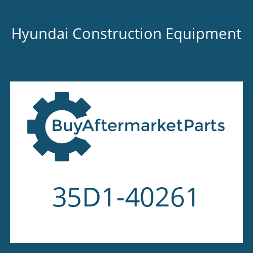 Hyundai Construction Equipment 35D1-40261 - BRACKET WA