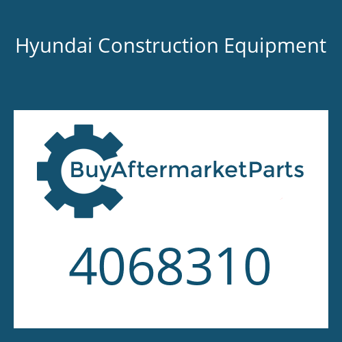Hyundai Construction Equipment 4068310 - NUT-HEXAGON FLANGE