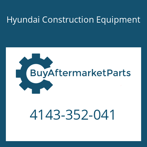 Hyundai Construction Equipment 4143-352-041 - O.CLUTCH DISC