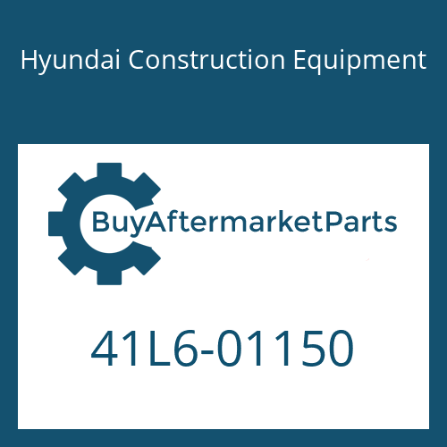 Hyundai Construction Equipment 41L6-01150 - PLATE