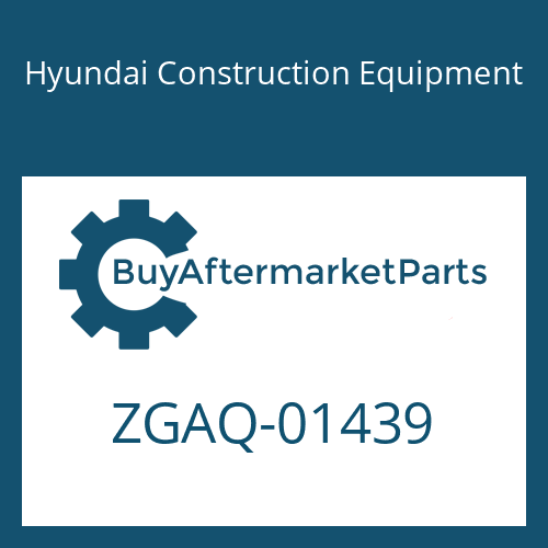 Hyundai Construction Equipment ZGAQ-01439 - SHAFT-OUTPUT for Heavy Equipment