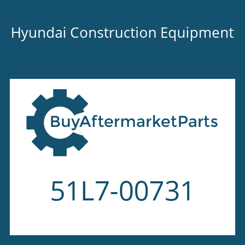 Hyundai Construction Equipment 51L7-00731 - PLATE