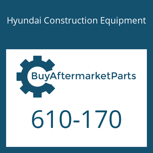 Hyundai Construction Equipment 610-170 - YOKE-FLANGE
