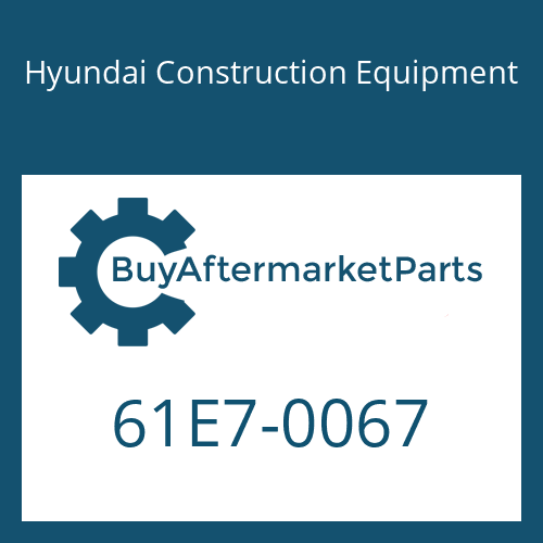 Hyundai Construction Equipment 61E7-0067 - PIN-JOINT for Heavy Equipment