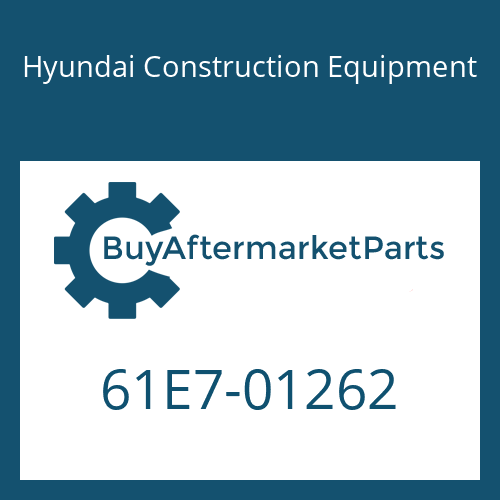 Hyundai Construction Equipment 61E7-01262 - BOSS