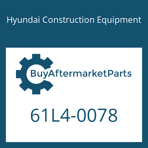 Hyundai Construction Equipment 61L4-0078 - BUSHING for Heavy Equipment