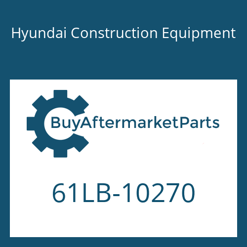 Hyundai Construction Equipment 61LB-10270 - SPACER