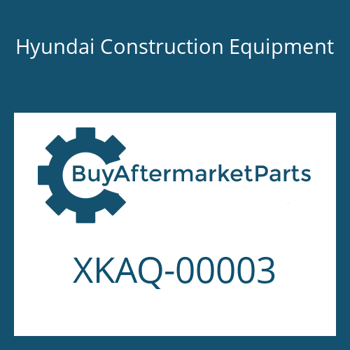 Hyundai Construction Equipment XKAQ-00003 - GEAR-CASING