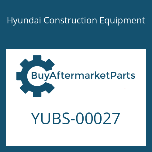 Hyundai Construction Equipment YUBS-00027 - O-RING