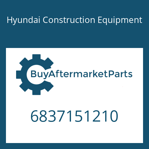 Hyundai Construction Equipment 6837151210 - FUEL PUMP ASS,Y