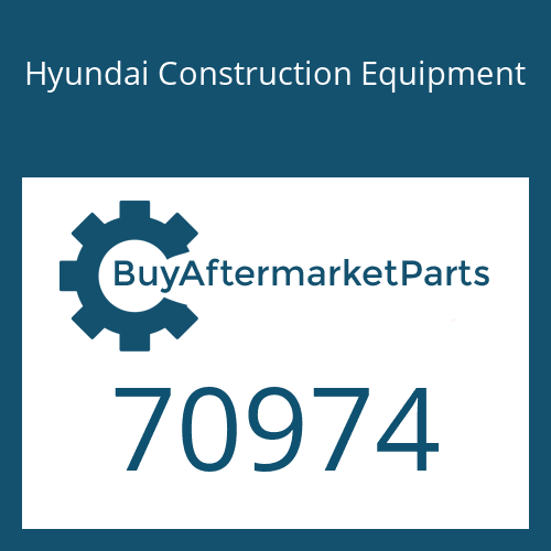 Hyundai Construction Equipment 70974 - GASKET
