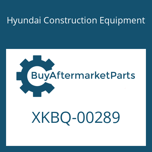 Hyundai Construction Equipment XKBQ-00289 - BOLT-HEX