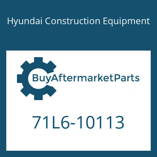 Hyundai Construction Equipment 71L6-10113 - BRACKET-LH
