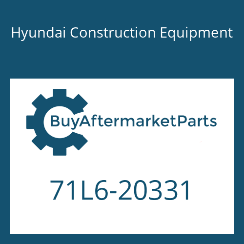 Hyundai Construction Equipment 71L6-20331 - BODY-BOX RH RR