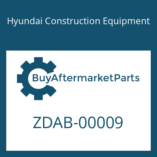 Hyundai Construction Equipment ZDAB-00009 - DRIVER