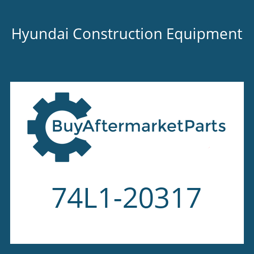 Hyundai Construction Equipment 74L1-20317 - COVER-LH