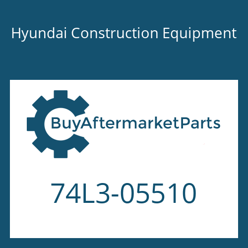 Hyundai Construction Equipment 74L3-05510 - BOLT-SLEEVE