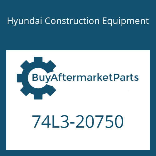 Hyundai Construction Equipment 74L3-20750 - PAD-RUBBER